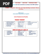 Trade:: Computer Operator & Programming Assistant Theory (COPA)