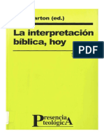 [2001] Barton -La interpretacion biblica hoy - Copia