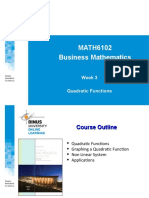 PPT3 Quadratic Functions