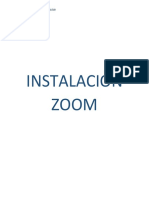 INSTALACIÓN ZOOM