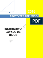I-At-010 V-001 Instructivo para El Lavado de Oidos Mi Ips PDF