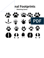 Animal Footprints: Matching Game