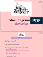 Programme Ramadan