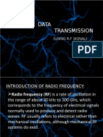 Wireless 4 - Bit Data Transmission: (Using R.F Signal)