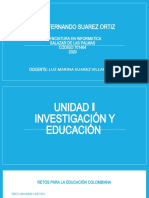 DIAPOSITIVAS  INVESTIGACION Y EDUCACION