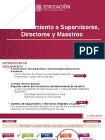 Acompañamiento A Supervisores, Directores y Maestros