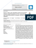 Source Codes and Simulation Data For Thefiniteelement Implementation of The Conventionaland Localizing Gradient Damage Methods inABAQUS