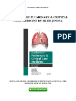 Handbook of Pulmonary & Critical Care Medicine by SK Ed Jindal