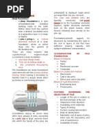 Pile Foundation Notes