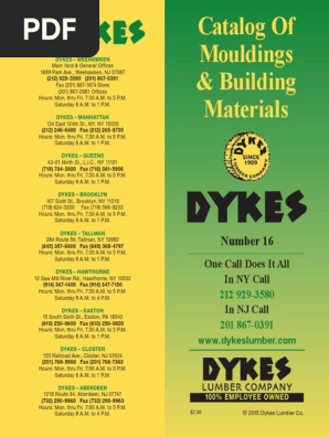 Dykes Lumber Catalogue - Catalog Library