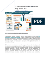 3D Printing in Construction Market