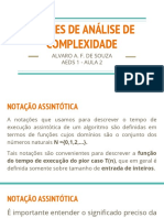 2 - Aeds1 Aula 2 - Noções de Análise de Complexidade