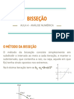 4 - Aula 4 - Análise Numérica - Bisseção