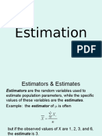 Estimation