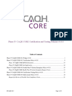Phase IV CAQH CORE Certification and Testing Policies v4.0.0