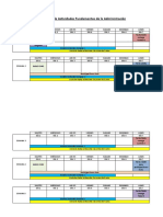 Calendario Actividades Fundamentos de Administración PDF