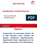 Diapositivas de Semana 1 - Alta Dirección PDF