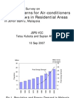 Usage Patterns For Air-Conditioners and Windows in Residential Areas