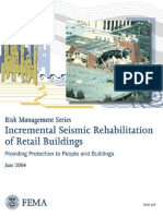 FEMA 399 Incremental Seismic Rehabilitation of Retail Buildings