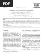 Preparation and Characterization of Heat-Resistant Interpenetrating Polymer Network (IPN)