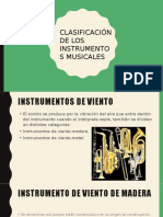 3 Clasificación de Instrumentos Musicales