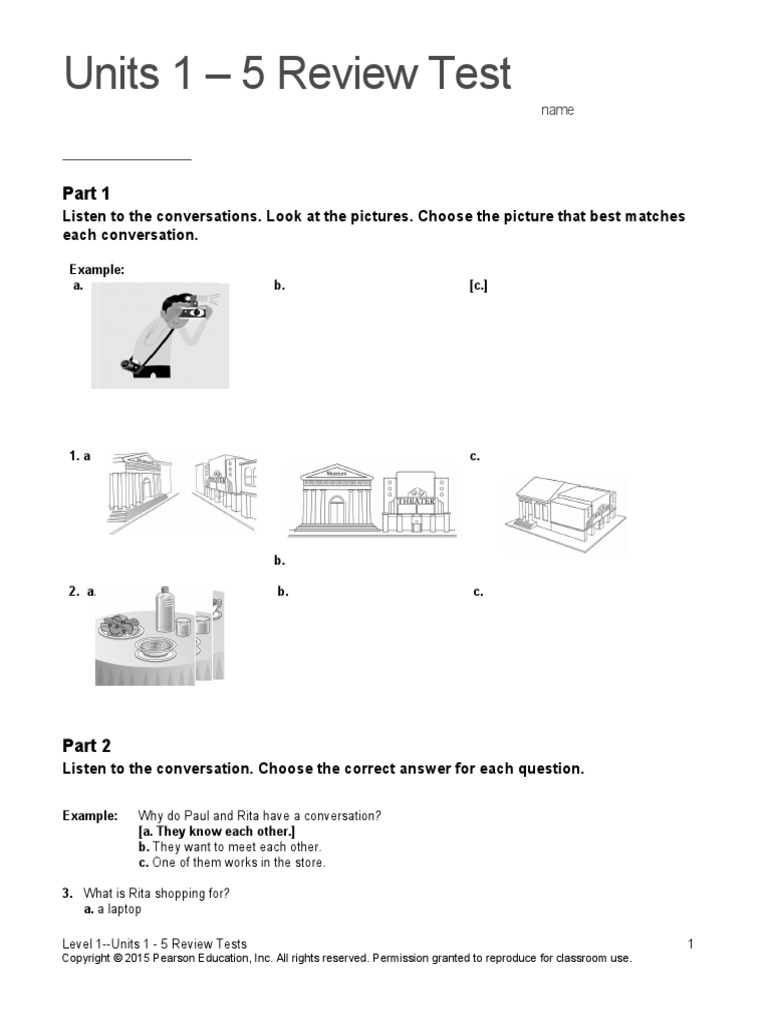 Top Notch 1 Units 15 Assessment PDF Food And Drink Cuisine