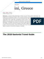 Santorini Travel Guide - Updated For 2020 PDF