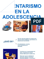 SEDENTARISMO ADOLESCENCIA