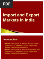 Download Import and Export Markets in India Ppt by Anant Bajaj SN45705672 doc pdf