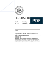 Department of Health and Human Services: Vol. 79 Thursday, No. 171 September 4, 2014