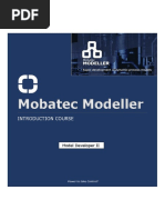 Mobatec Modeller Intorduction Course Tutorial IV