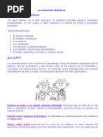 Elementos Clave de la Didáctica | PDF | Maestros | Aprendizaje