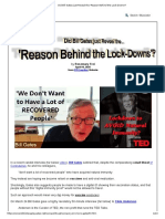 Did Bill Gates Just Reveal The 'Reason Behind The Lock-Downs'