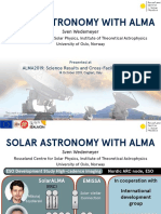 Solar Astronomy With Alma: Sven Wedemeyer