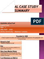 L'Oreal Case Study Report - MKTG Assingment - 1st Sem, MBA EWP 2020 - Radhika