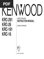 Kenwood KRC Series PDF