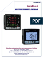 Multifunction Meter PM2160A Basic User Manual PDF