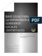 base legal para la supervisión - efa distrital