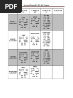 Second Term L1, L2, L3 Exams: Ling Ling LIT. Sts