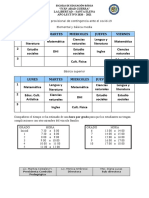 HORARIO Covid 2020