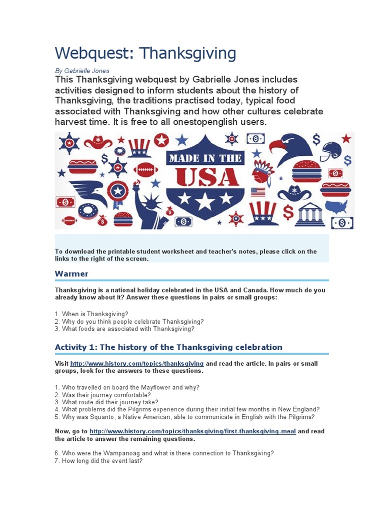The first thanksgiving and squanto