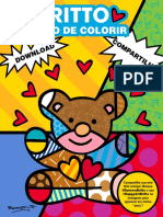 Livro de Colorir Gratuito Por Romero Britto PDF