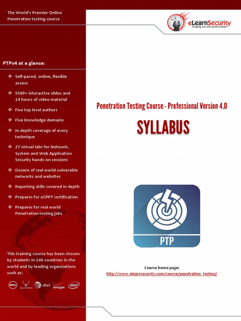 Syllabus Testing Course Professional Version 4.0 PDF