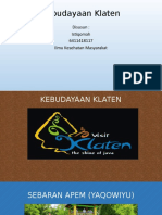 Kebudayaan Klaten