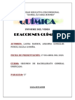 Informe de Química 4