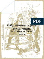 Why America Is Great:: Private Property: Is It Mine or Thine?