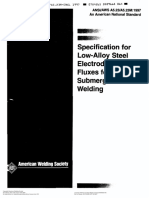 AWS A5.23 Specification For Low Alloy Steel Electrodes and Fluxes For Submerged Arc Welding PDF