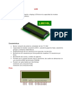Visualizador LCD: Características