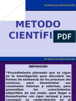 MÉTODO CIENTÍFICO Proyecto G