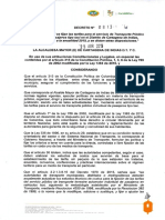 Decreto 0613 Valor Transporte Taxis PDF